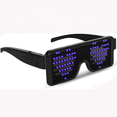 11 أنماط تضيء نظارات LED