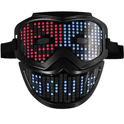 Party Festival Smart Bluetooth LED Face Mask تطبيق قابل للبرمجة