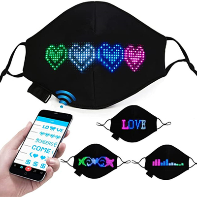قناع الوجه Rave LED Light Up