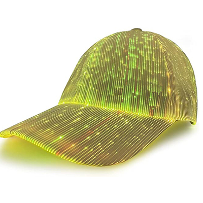7 أضواء ملونة LED قبعات البيسبول قبعات وامض مضيئة للحزب ديسكو