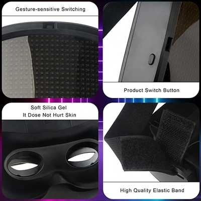 وجوه مخصصة بلوتوث LED قناع DIY APP التحكم لحزب هالوين تأثيري