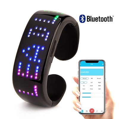 بلوتوث التحكم عن بعد LED سوار التطبيق نمط نص البرنامج